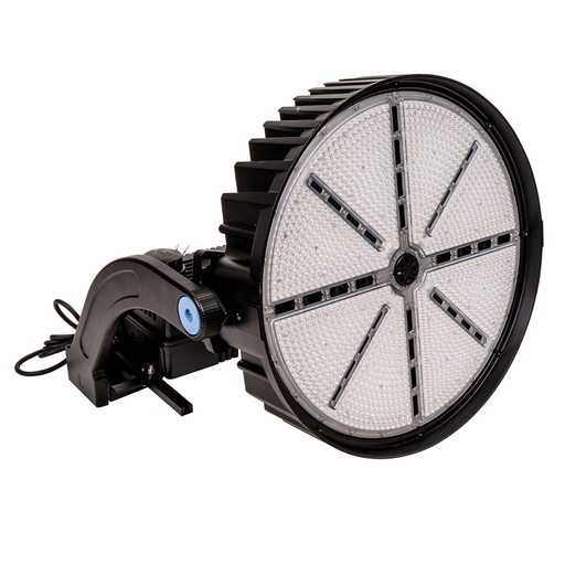 Topaz SP-1200PS-50K-HV Sports Light Power Selectable 800W/1000W/1200W 5000K 128000Lm/155000Lm/180000Lm 200-480V High Yoke Mount 20 Degree Beam Angle 7-Pin Receptacle (T74451)