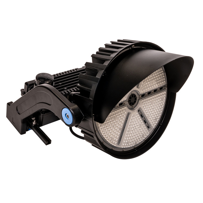 Topaz SP-500PS-50K Sports Light Power Selectable 300W/400W/500W 5000K 48000Lm/62000Lm/75000Lm 120-277V Yoke Mount 30 Degree Beam Angle 7-Pin Receptacle (T74446)
