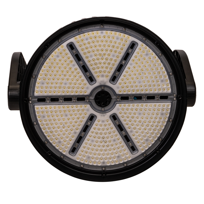 Topaz SP-500PS-50K-HV Sports Light Power Selectable 300W/400W/500W 5000K 48000Lm/62000Lm/75000Lm 200-480V Yoke Mount 30 Degree Beam Angle 7-Pin Receptacle (T74447)