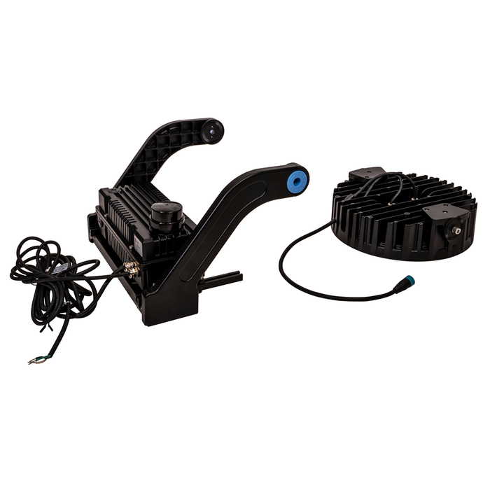 Topaz SP-500PS-50K Sports Light Power Selectable 300W/400W/500W 5000K 48000Lm/62000Lm/75000Lm 120-277V Yoke Mount 30 Degree Beam Angle 7-Pin Receptacle (T74446)