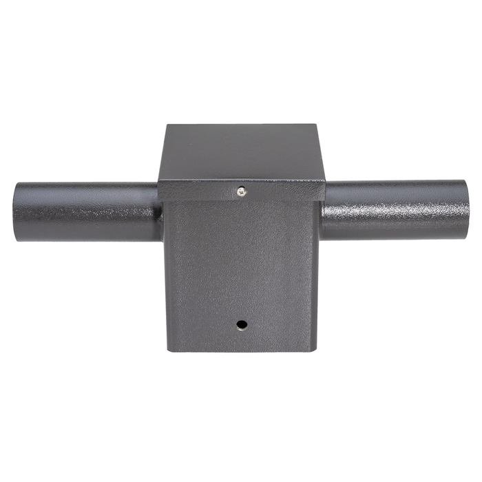 Topaz SQ5TA2/BZ-96 Tenon Square Pole 2-Fixture Adapter Bronze 5 Inch Pole To 2-3/8 Inch Round (T70784)