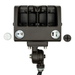Topaz FL-30PCS-KNTR LED Flood Power/CCT Selectable 15W/25W/30W 3000K/4000K/5000K 120-277V Dimmable Knuckle And Trunnion Mount Photocell Bronze (T76850)