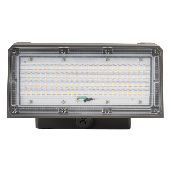 Topaz WPA-75W-PCTS-BZ-PC LED Adjustable Wall Pack Power/CCT Selectable 45W/60W/75W 3000K/4000K/5000K 120-277V Dimmable Bronze With Photocell (T72979)