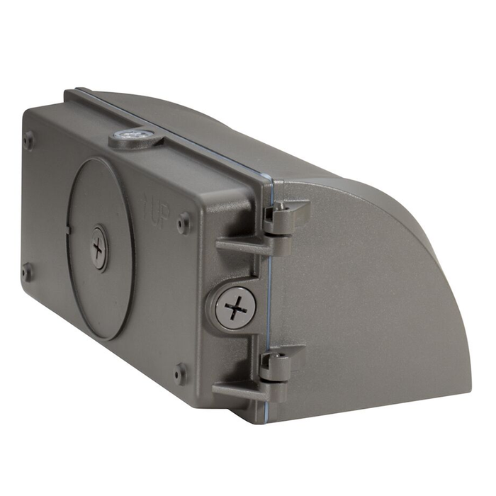 Topaz WPFC-75W-PCTS-BZ Full Cutoff Wall Pack Power/CCT Selectable 45W/60W/75W 3000K/4000K/5000K 6310Lm/7930Lm/10000Lm Photocell Dimmable Bronze (T72744)