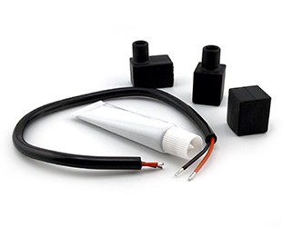 RAB 2-Pin Power Feed Kit For 16mm Black Neon Compatible With TNFLGY (TPF2NFB)
