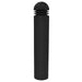 Trace-Lite External Louvered LED Bollard 42 Inch Height 35W LED Engine 360 Degree Light Distribution 4000K 347V/480Vac Black Battery Backup (ELB-42-S-HVS-4K-BL-EM)