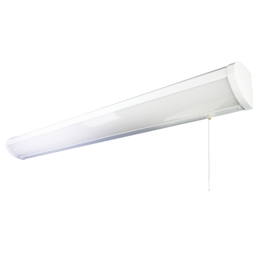 TCP Traditional Integrated LED Overbed Fixture 4 Foot 60W 5100Lm 3000K 120V Dimmable White (TROBED4WH30K)