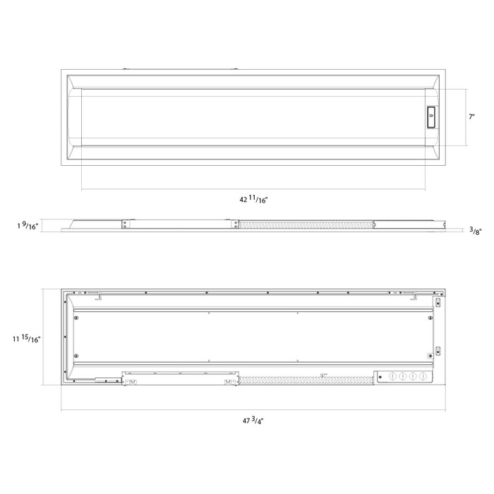 RAB SWISH 1X4 LED Air-Return Troffer Wattage/CCT Selectable 35W/26W/18W 3500K/4000K/5000K 120-277V 0-10V Dimming Motion Occupancy Sensor Battery Backup (SWISH1X4/MVS/E)