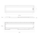 RAB SWISH 1X4 LED Air-Return Troffer Wattage/CCT Selectable 35W/26W/18W 3500K/4000K/5000K 120-277V 0-10V Dimming Motion Occupancy Sensor Battery Backup (SWISH1X4/MVS/E)