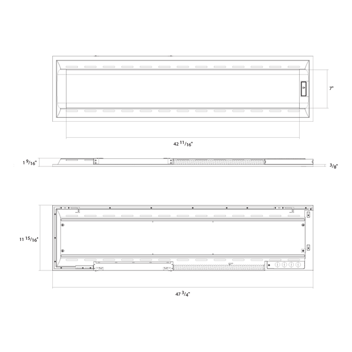 RAB SWISHAIR 1X4 LED Air-Return Troffer Selectable 35W/26W/18W 3500K/4000K/5000K 120-277V 0-10V Dimming Air Handling Motion Occupancy Sensor Battery Backup (SWISHAIR1X4/MVS/E)