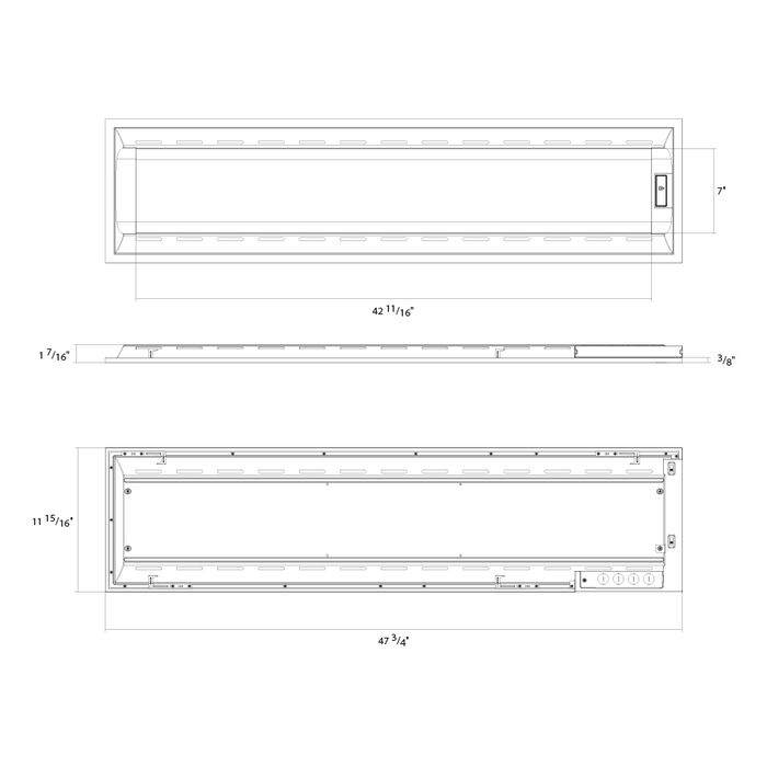 RAB SWISHAIR 1X4 LED Air-Return Troffer Wattage/CCT Selectable 35W/26W/18W 3500K/4000K/5000K 120-277V 0-10V Dimming Air Handling Motion Occupancy Sensor (SWISHAIR1X4/MVS)