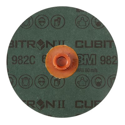 3M - 86760 Cubitron II Roloc Fibre Disc 982C 60 Plus TS 4 Inch Die Rs400Bb (7010327218)