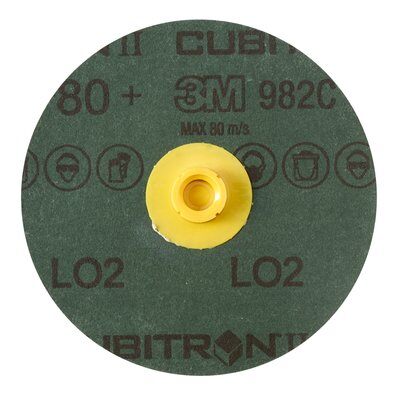 3M - 86761 Cubitron II Roloc Fibre Disc TS 982C 4 Inch 80 Plus (7010361842)