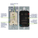 Leviton Toggle Slide Dimmer For Dimmable LED/CFL/Incandescent Lighting 150W Single Pole Or 3-Way Ivory (TSL01-I)