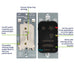 Leviton Toggle Slide Dimmer For Dimmable LED/CFL/Incandescent Lighting 150W Single Pole Or 3-Way Light Almond (TSL01-T)