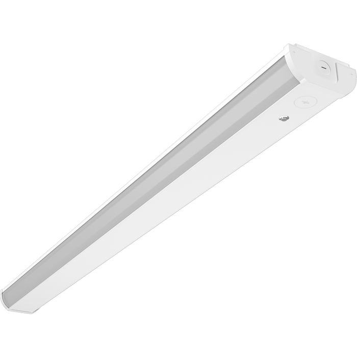 RAB Stairwell Light 4 Foot Wattage/CCT Selectable 50W/40W/30W 3000K/4000K/5000K 120-277V White Battery Backup And Ultrasonic Sensor (TSLED4/US/E)