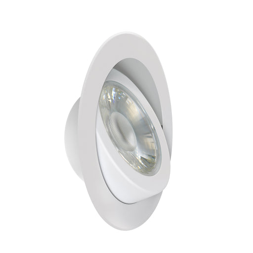 Feit Electric 4 Inch 11W [50W Equivalent] CCT Selectable 2700K/3000K/3500K/4000K/5000K Tethered J-Box Adjustable Angle Recessed LED Downlight (LEDR4XT/ADJ/6WYCA)