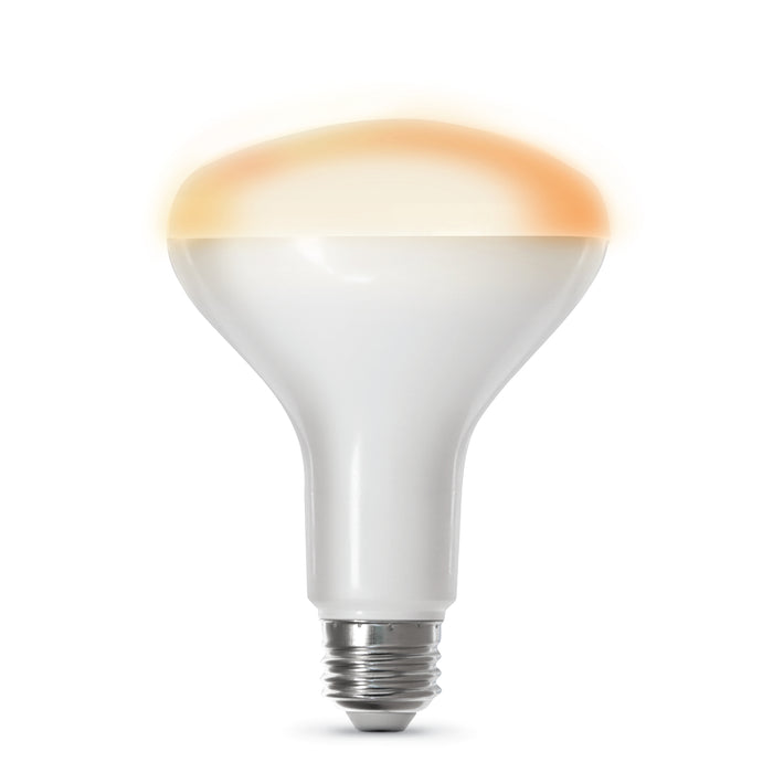 Feit Electric 7.2W [65W Equivalent] Soft White 2700K E26 Base BR30 LED Smart Wi-Fi Light Bulb (BR30/927CA/AG)