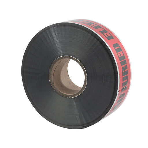 NSI 3 Inch Red Detectable Underground Line Tape Inch Caution Buried Electric Line Below (ULTD-327)
