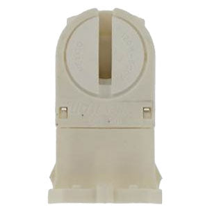Leviton Miniature Base T5 Bi-Pin Fluorescent Lamp Holder White With Panel Light Sockets (23654-TWP)