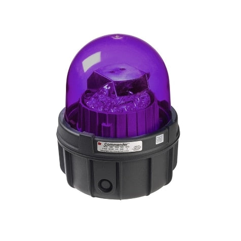 Federal Signal Commander LED Rotating Light Hazardous Location UL And CUL CID2 120Vac Magenta (371LEDX-120M)
