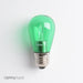 USHIO 2W S14 LED 120V Medium E26 Base Green Dimmable Bulb (1003932)