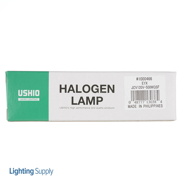 USHIO Halogen EYX JCV120V-500WGSF CC-8 Frosted Projector Light Bulb (1000466)
