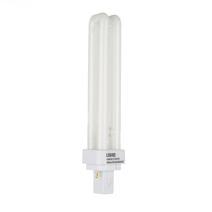 USHIO CF26D/827 Double Tube Compact Fluorescent T4D 105V 26W G24D-3 Base Inphos (3000058)