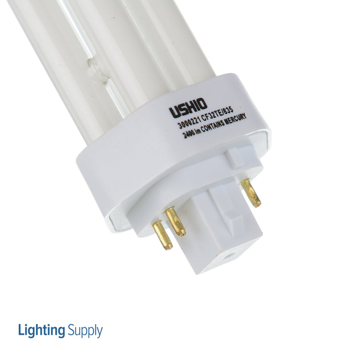 USHIO CF32TE/835 Triple Tube Compact Fluorescent 3500K 100V 2400Lm 85 CRI 4-Pin GX24Q-3 Plug-In Base Dimmable Bulb (3000221)