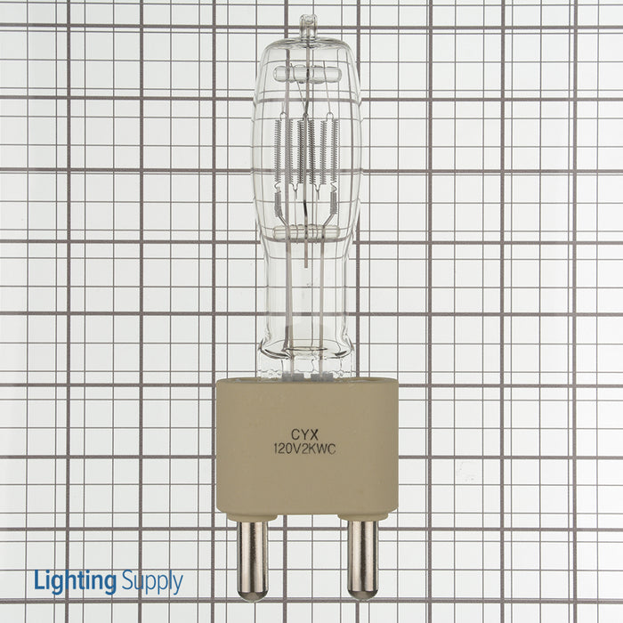 USHIO CYX JS120V-2000WC Halogen T13 120V 2000W G38 Base Clear (1000155)