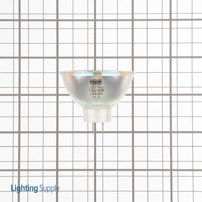 USHIO EFN JCR12V-75W Halogen MR16 12V 75W GZ6.35 Base Clear (1000270)