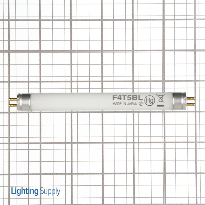 USHIO F4T5BL 6 Inch Blacklight 352nm UV-A T5 29V 4.5W G5 Base Black (3000105)