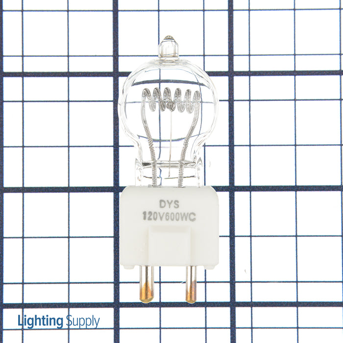 USHIO DYS/DYV/BHC JCD120V-600WC Halogen G7 120V 600W GY9.5 Base Clear (1000251)