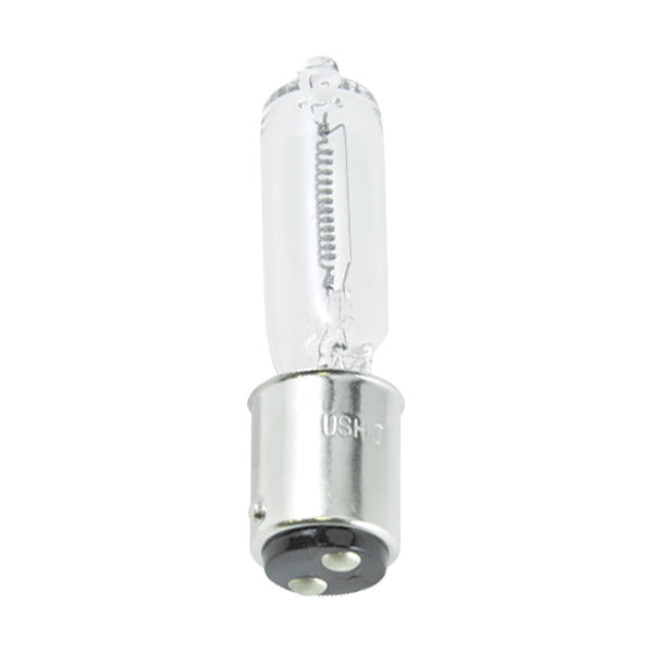 USHIO JCV120V-75WGB Halogen T4 120V 75W BA15D Base Clear (1000986)