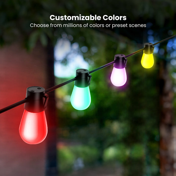 Feit Electric 24 Foot Color Changing Smart LED String Lights (LVSL24-12/RGBW/AG)