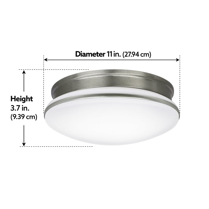 Feit Electric 11 Inch Round 3-In-1 CCT Selectable 3000K/4000K/5000K Puff LED Ceiling Fixture (PF11/RND/4WY/NK)