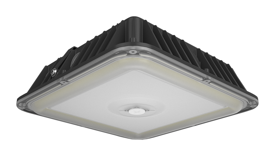RAB VAN17 3-Way Adjustable Canopy Light 90W/80W/70W 3000K/4000K/5000K Photocell Battery Backup Bronze (VAN17-90/E)
