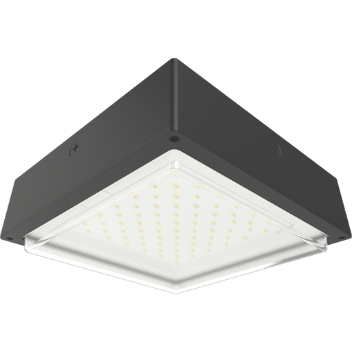 RAB VAN34 Canopy Light Wattage/CCT Selectable 90W/80W/70W 3000K/4000K/5000K 120-277V 0-10V Dimming Drop Clear Lens Bronze (VAN34-90)