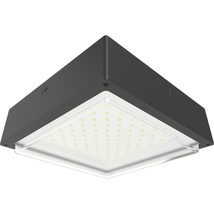 RAB VAN34 Canopy Light Wattage/CCT Selectable 60W/50W/40W 3000K/4000K/5000K 120-277V 0-10V Dimming Drop Clear Lens Bronze (VAN34-60)