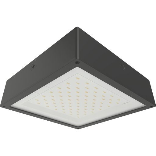 RAB VAN34 Canopy Light Wattage/CCT Selectable 30W/20W/10W 3000K/4000K/5000K 480V 0-10V Dimming Flat Clear Lens Bronze (VAN34-30F/480)