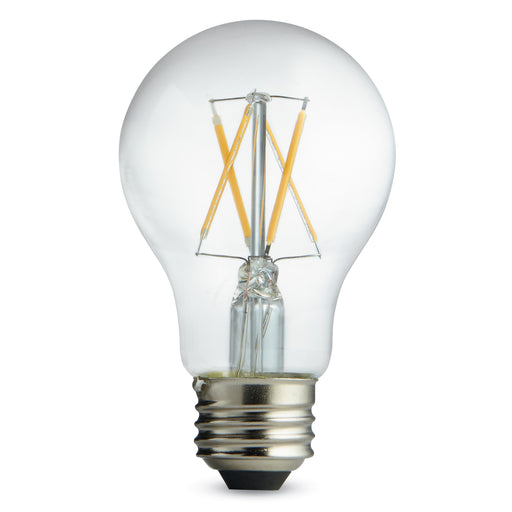 Verbatim A19-L450-C27-F LED A19 Filament 2700K 450Lm 4.5W Clear Glass Wet Rated Enclosed Rated 15000 Hours (70428)