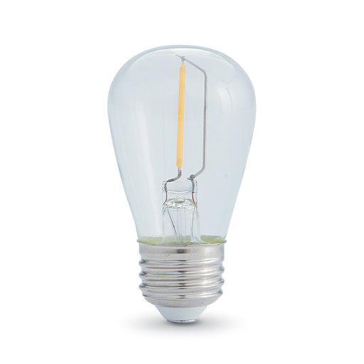 Verbatim S14-L150-C22-E LED S14 2200 150Lm 2W Amber Glass Enclosed Rated E26 Base 24 Pack Priced Per Each (70200)