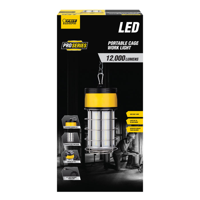 Feit Electric 12000Lm Plug-In LED Lantern Work Light (WORKCAGE12000PLUG)