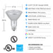 Feit Electric 8.3W [75W Equivalent] Daylight 5000K E26 Base PAR30 Dimmable Enhance Reflector LED Bulb 2-Pack (PAR30LDM/950CA/2)