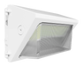 RAB LED Wall Pack Medium Wattage/CCT Selectable 100W/85W/70W/50W 3000K/4000K/5000K 120-277V Adjustable Throw White (W22-M-100W)