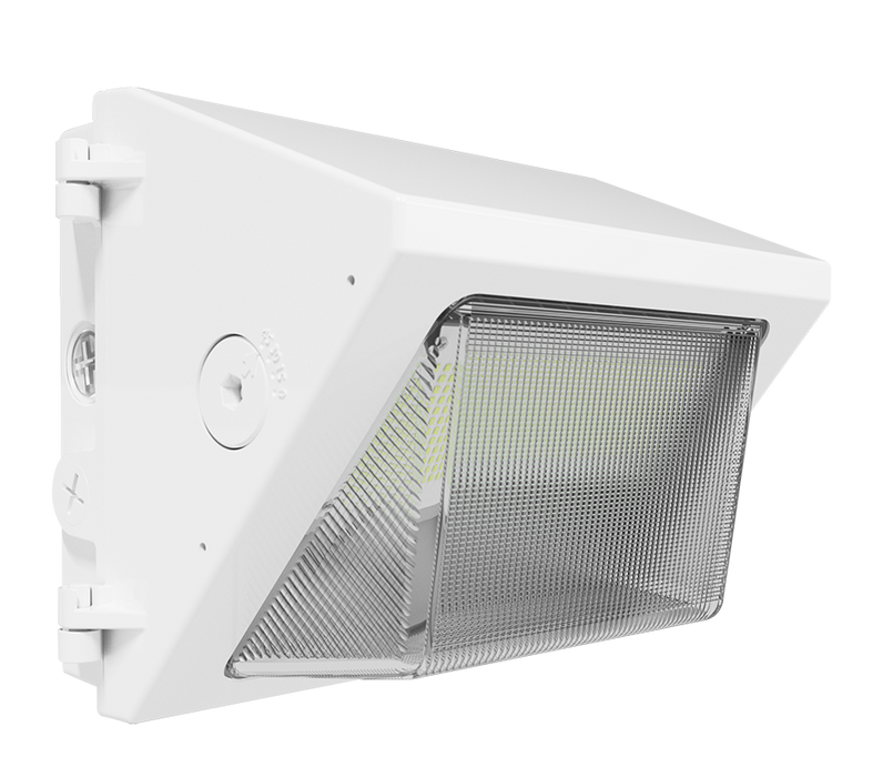 RAB LED Wall Pack Small Wattage/CCT Selectable 30W/25W/20W/15W 3000K/4000K/5000K 480V Adjustable Throw White (W22-S-30W/480)