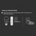 Feit Electric 8.8W [60W Equivalent] CCT Selectable 2700K-5000K A19 Timer LED Bulb (OM602CCTCA/TIMERLEDI)