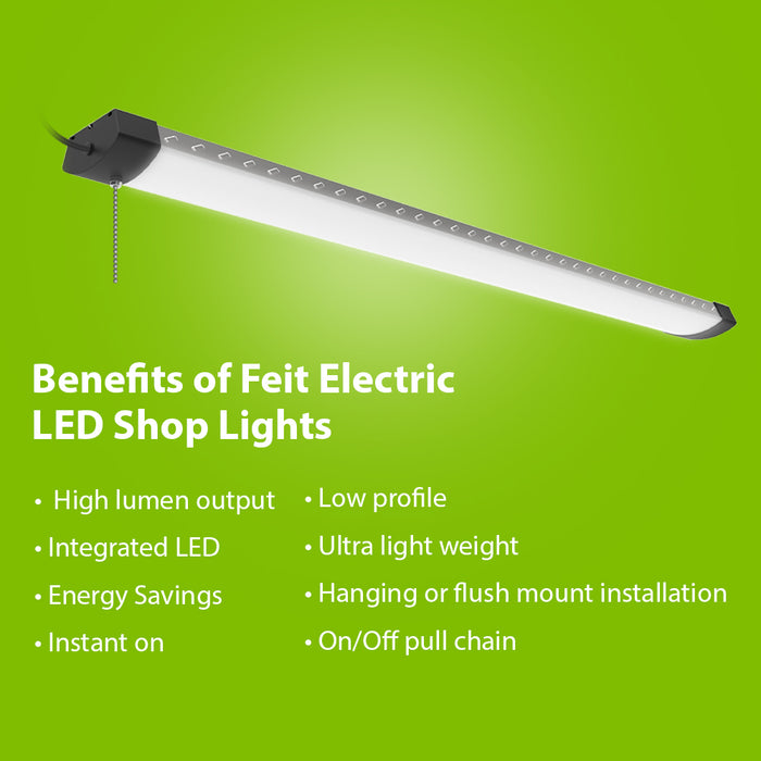 Feit Electric 4 Foot 120W Daylight 5000K High Output LED Shop Light (SHOP/4/HO/850)