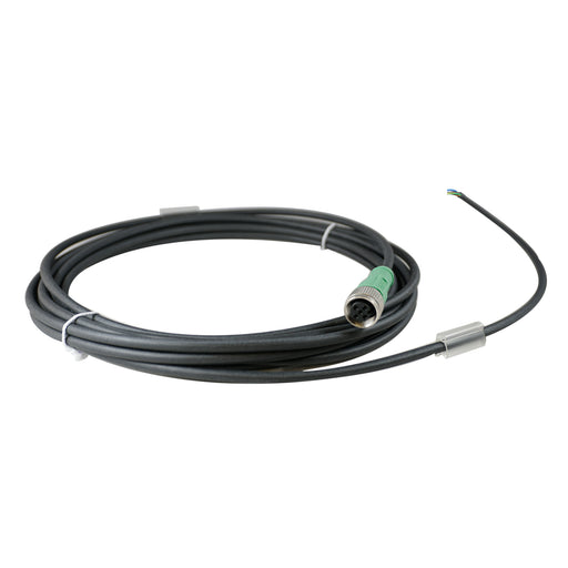 Waldmann Cable 16-Feet With 5-Pin A-Coded M12 Connector Straight For 24V (US0009101)