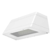 ESL Vision Wall Pack Trapezoid Wattage/CCT Selectable 25W/45W/60W 3000K/4000K/5000K 8060Lm 120-277Vac White FEmergency Backup Unit (ESL-WPTP-2565W-13050-WH-EM9-11OCC)